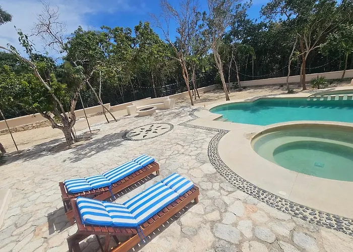 Luxury Near Akumal, 9 Bedrooms-breakfast & Shuttle Pousada Xetna