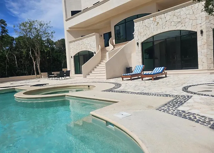 Pousada Luxury Near Akumal, 9 Bedrooms-breakfast & Shuttle