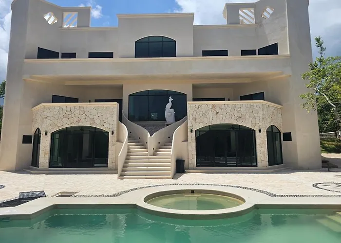 Luxury Near Akumal, 9 Bedrooms-breakfast & Shuttle Pousada *